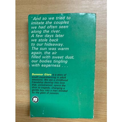 1964 GERARD HAMILTON "SUMMER GLARE" FICTION PAPERBACK BOOK (P2)