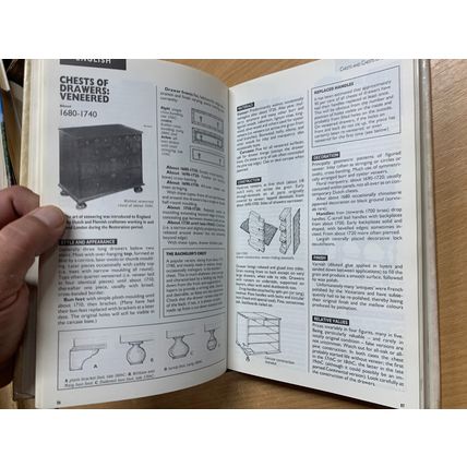 1991 1ST EDITION "ANTIQUE FURNITURE EXPERT" ILLUSTRATED HARDBACK BOOK (P5)