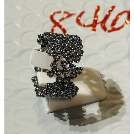 NWT Ring Bomb Party Sz9 RBP Full Wrap Hematite P Band Costume Jewelry