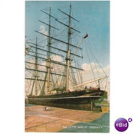 London - Greenwich 'Cutty Sark' tea clipper 1970s