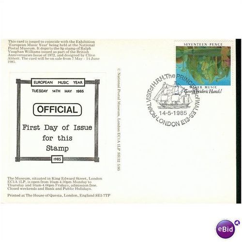 GB PHQ 1985 - Ralph Vaughan Williams 1872/1958