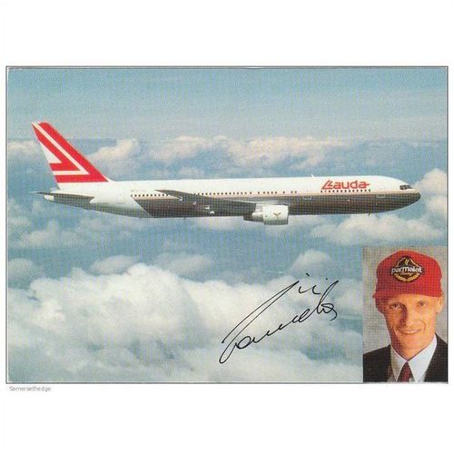 Lauda Air Aircraft Postcard (A13429)