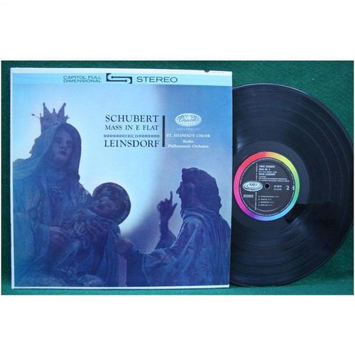 Leinsdorf St. Hedwig’s Choir - Schubert: Mass in E-Flat - SP 8579 - VG+