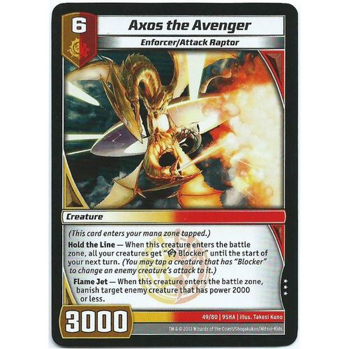 Kaijudo - Shattered Alliances - #49/80 - Axos the Avenger