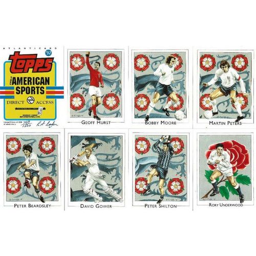 Atlanticard '92 Topps Anglo American Sport Limited Edition 8 Card Set