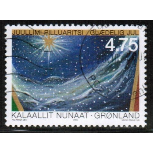 2000 Greenland Sc# 379 used - Christmas 4.75kr