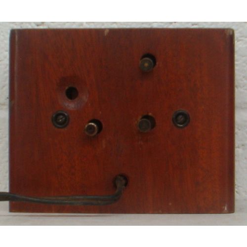 VINTAGE ' WOODEN ' GE desk clock ART DECO style