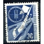 GERMANY 1953 - Transport Exhibition Munich - Ships - Maritime - 30p blue - Used