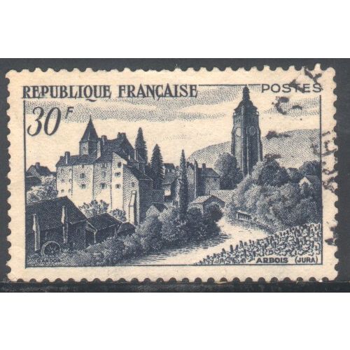 France 1951 - 30fr blue - Arbois (Jura) - used 2