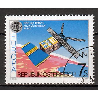 Oostenrijk Europa cept 1991 gestempeld