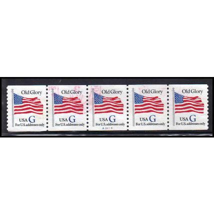 Used 2890 32c G Old Glory Very Fine PNC A3423/5 PA3338