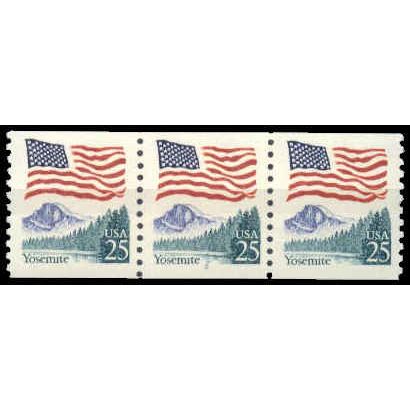 2280 25c U.S. Flag Fine MNH PNC 2/3 W1477