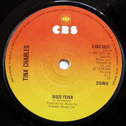 Tina Charles - I Love To Love (But My Baby Loves To Dance) 7", Single, Sol Very