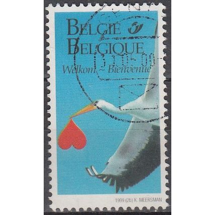 Belgique 1999 Michel 2849 O Cote (2008) 1.50 € Bienvenue Cachet rond