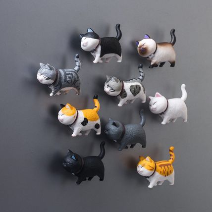 Fridge Magnet Cat Refrigerator Decor Kitty Cat