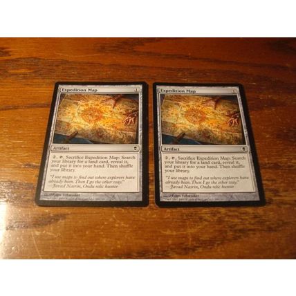 Magic The Gathering, MTG, 10-Cards, 1993-2009, EXPEDITION MAP, nm