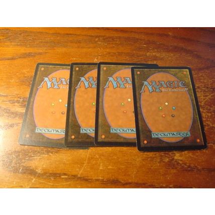 Magic The Gathering, MTG, 4- Cards, 1996, Sunset, ISLAND, ex/nm