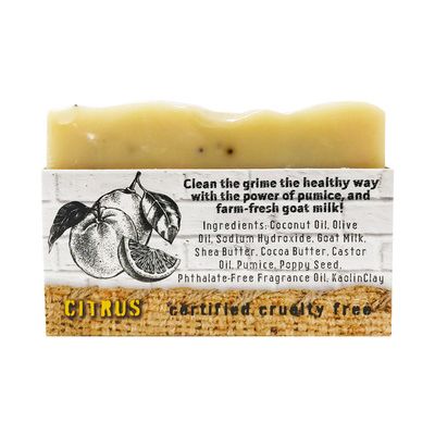 O My! Goat Milk Pumice Soap - Made with Farm-Fresh Goat Milk - Moisturizes sk...
