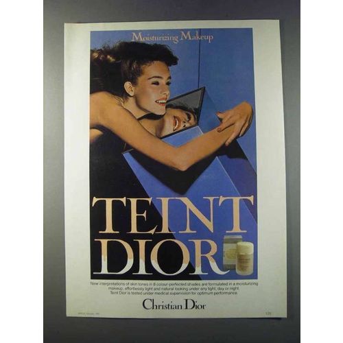 1981 Christian Dior Ad - Teint Dior Moisturizing Makeup