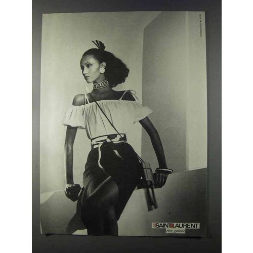 1980 Saint Laurent Women's Fashion Ad - Rive Gauche