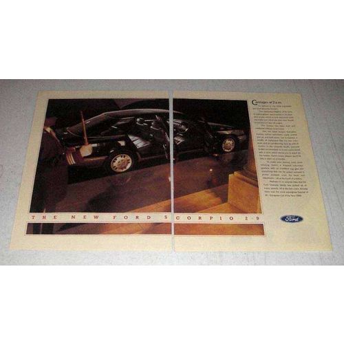 1987 Ford Scorpio 2.9 Car Ad - Carriages at 2a.m.