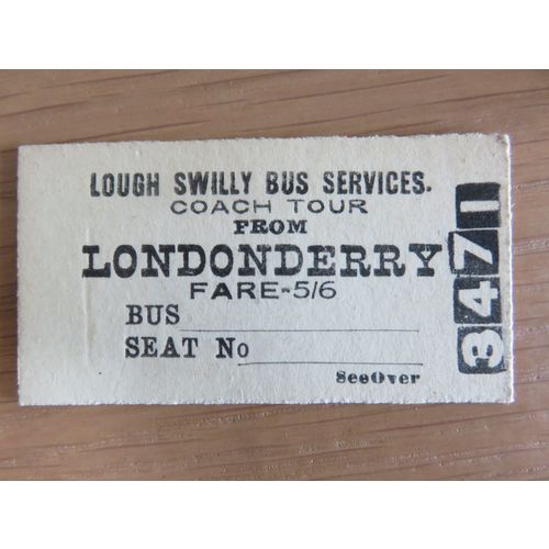 Lough Swilly Bus Services Rom Londonderry 5/6 Bus Ticket