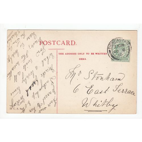 Mansion House Baxter Gate Corner Doncaster 1910 Postcard South Yorkshire