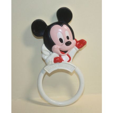 1990 Playskool Baby Disney Baby Mickey Mouse Baby Rattle