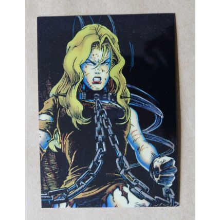 Lady Death All-Chromium Base trading Card # 17 (C) 1994 Chaos Krome comics