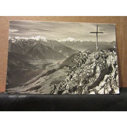 MATTERHORN, SWITZERLAND . used vintage postcard RP #
