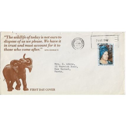 GB 1980 Queen Mother 80th Birthday single stamp FDC Bournemouth pm