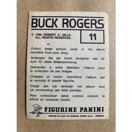Buck Rogers Sticker # 11 (A) unused 1980 Panini