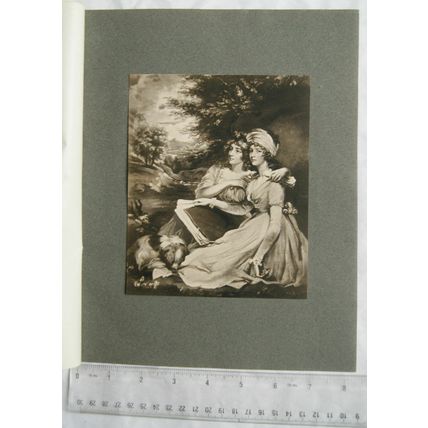 1902 illustration: The Frankland Sisters by John Hoppner