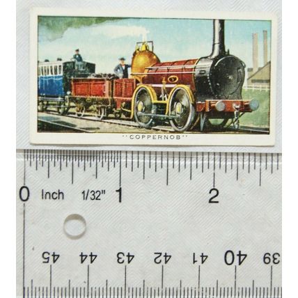 1963 Kellogg card Story of the Locomotive 4 Coppernob 1846