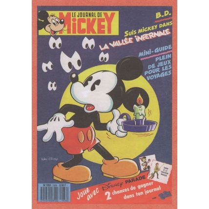 Le Journal De Mickey Mouse French Magazine Postcard
