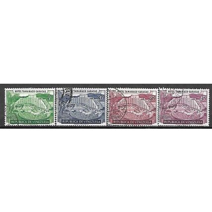 Venezuela N° 546 549 550 554 YVERT OBLITERE ( USED )