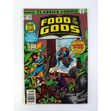 Marvel Classics Comics #22 Marvel Comics Food of the Gods H.G. Wells NM 1977