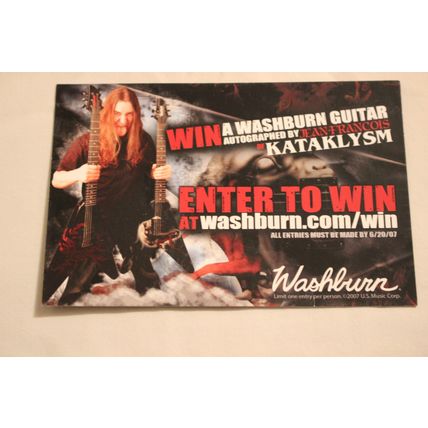 Kataklysm Promo Postcard-KATAKLYSM