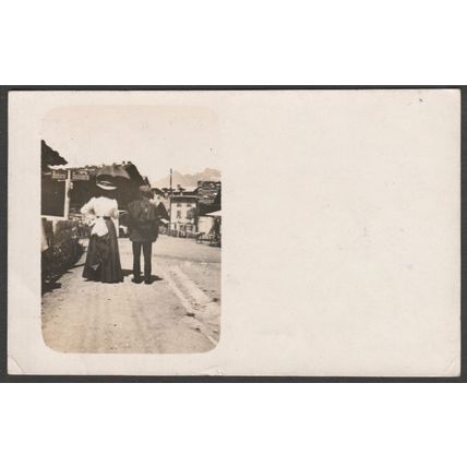Grand Tour, Switzerland to Sidmouth, Devon, 1907 - RP Postcard