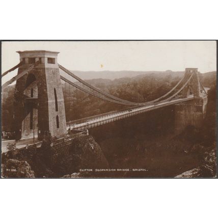 Clifton Suspension Bridge, Bristol, c.1920 - AGS & Co RP Postcard
