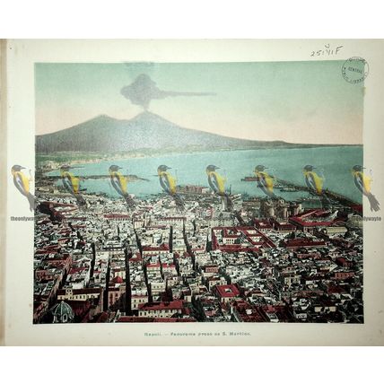 Naples, Panorama Taken From S. Martino, Italy, Book Illustration (Print), 1899