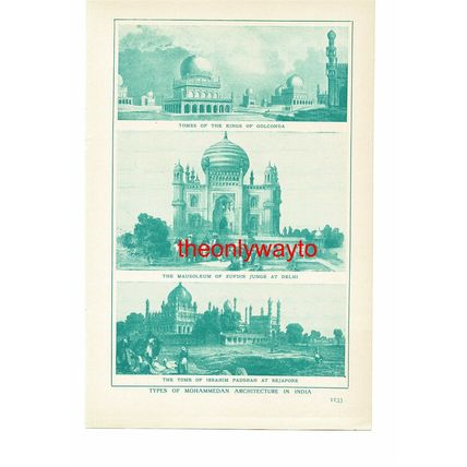 Tombs In Delhi And Bejapore India, Book Illustration), 1907/9