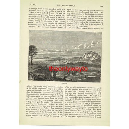 Corinth, Greece, Book Illustration (Print), 1888
