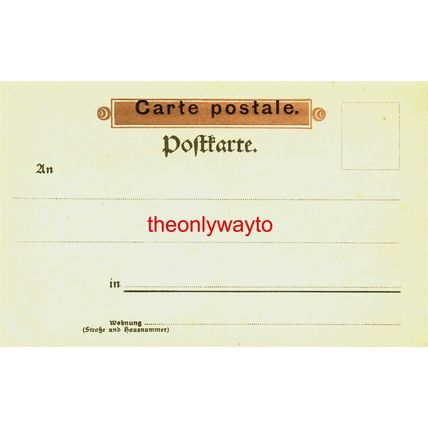 Von Der Wasserkant No 6, Young Peasant Girl, German Dietrich, Postcard. 1900s