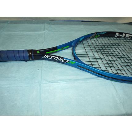 Excellent Head Instinct Jr Tennis Racquet Blue Green Black Soft Grip