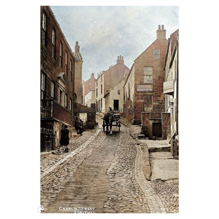 ptc4024 - Yorks - An early Church Mission Room, Church St. Staithes - print 6x4