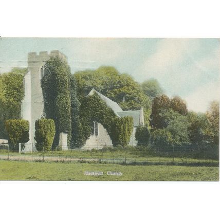 PC17148 Eastwell Church. A. H. De Ath. 1906