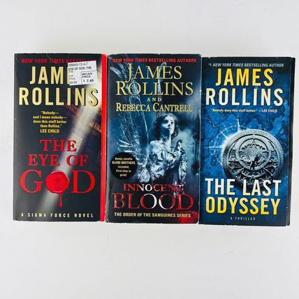 James Rollins Paperback 3 Book Lot #5