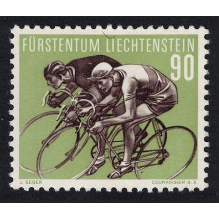 Liechtenstein Racing cyclists. 1958 MNH SG#366 MI#368 Sc#323