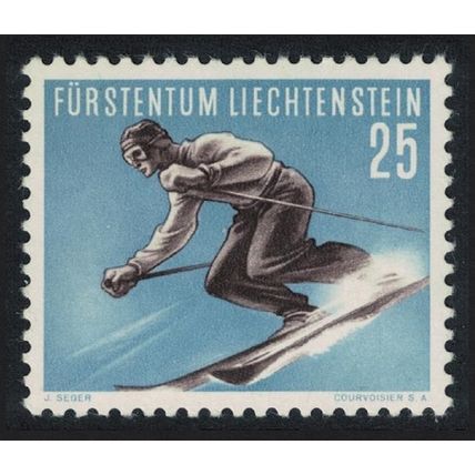 Liechtenstein Skier Mountain Sports 1955 MNH SG#334 MI#336 Sc#291